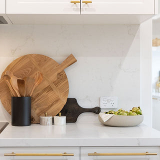 Grove 256mm Handle - Satin Brass