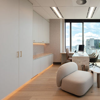 Grove 128mm Handle - Satin Brass