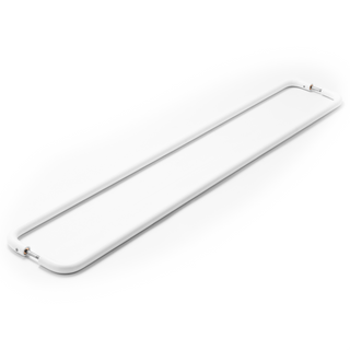 Stream 700mm Entrance Pull 316 Grade SS - Matt White - Back-to-Back