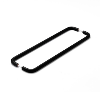 Stream 400mm Entrance Pull 316 Grade SS - Matt Black - Back-to-Back