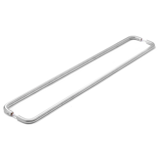 Stream 700mm Entrance Pull 316 Grade SS - Satin Stainless Steel - Back-to-Back