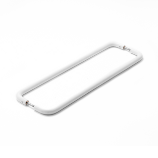 Stream 400mm Entrance Pull 316 Grade SS - Matt White - Back-to-Back