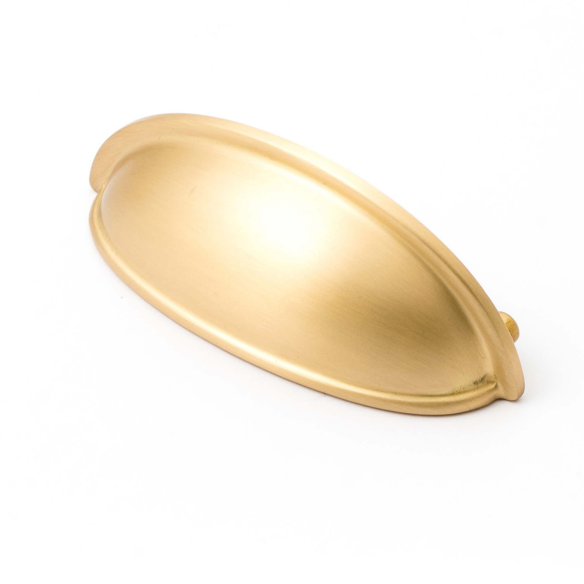 Cup Handle Brushed Satin Brass