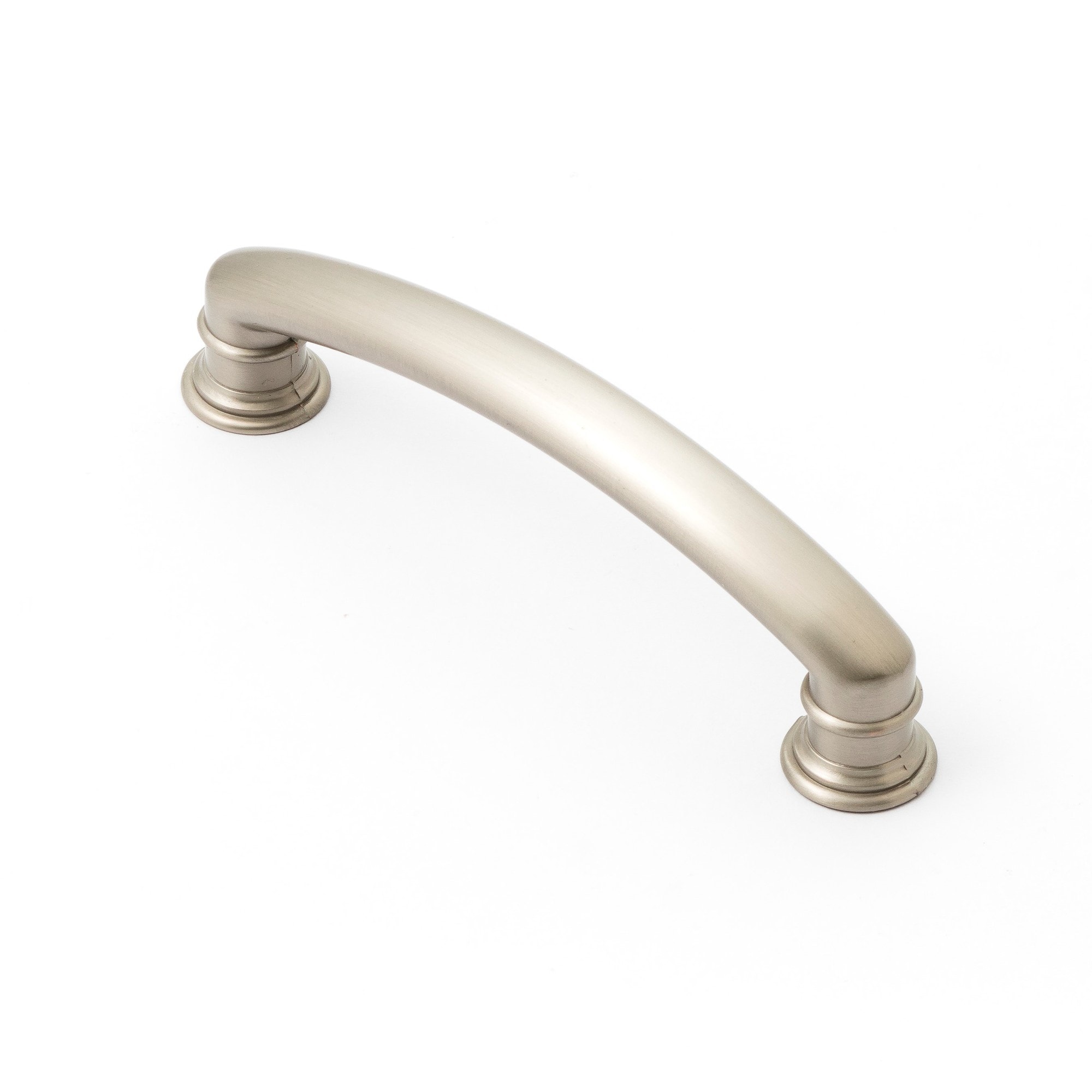 Decade 102mm Ridged Handle - Dull Brushed Nickel - Castella