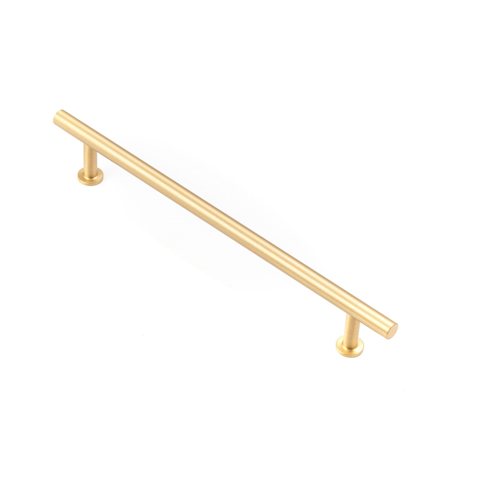 Stirling 192mm Solid Brass Handle - Satin Brass - Castella