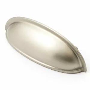 Brushed Nickel Cup Pull Handle