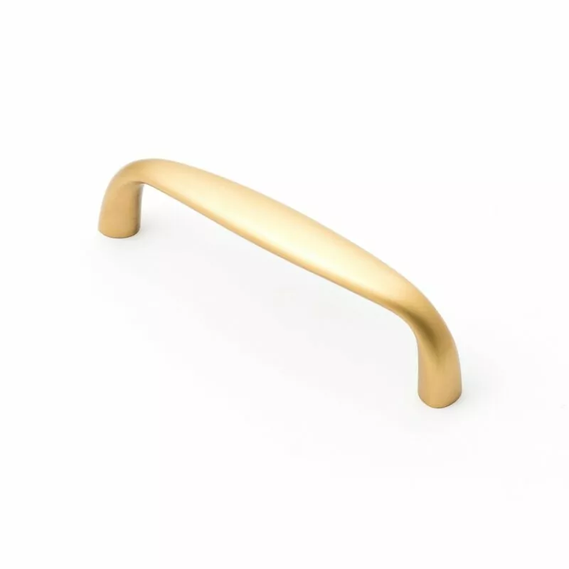 satin brass handle