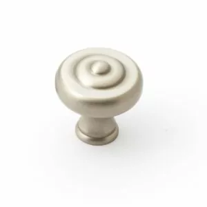 Brass Fluted Knob Brushed Knob